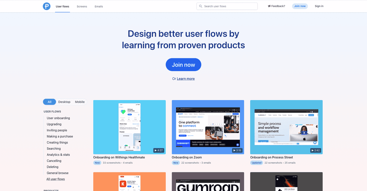 Flow Pages Design 5 websites every UI UX designer should know to get inspiration ...